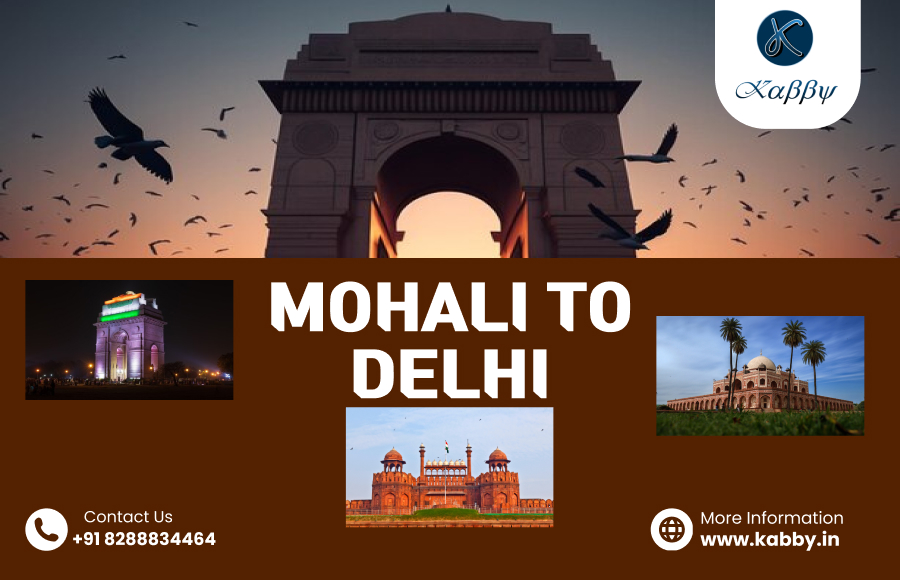 Mohali to Delhi Taxi