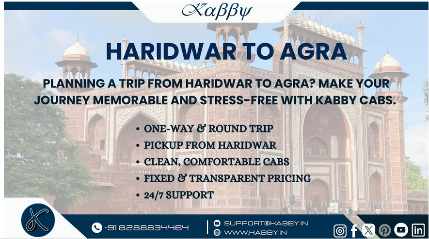 Haridwar to Agra